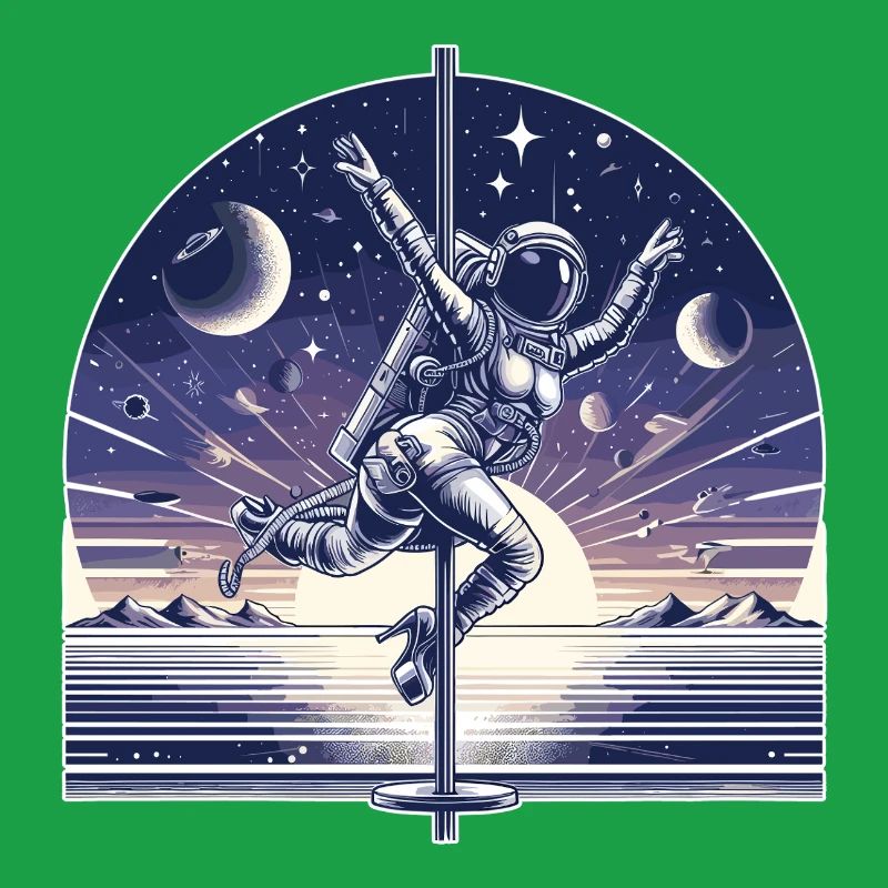 Pole dance astronaute Pole Dance cadeau