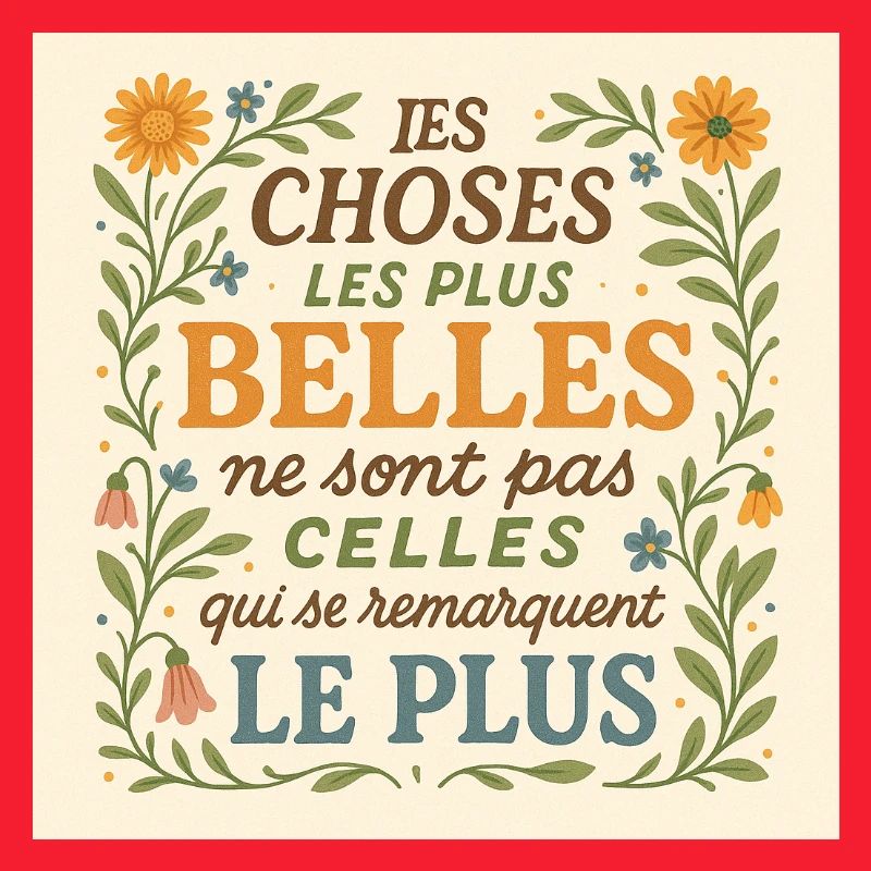 Les Choses Les Plus Belles