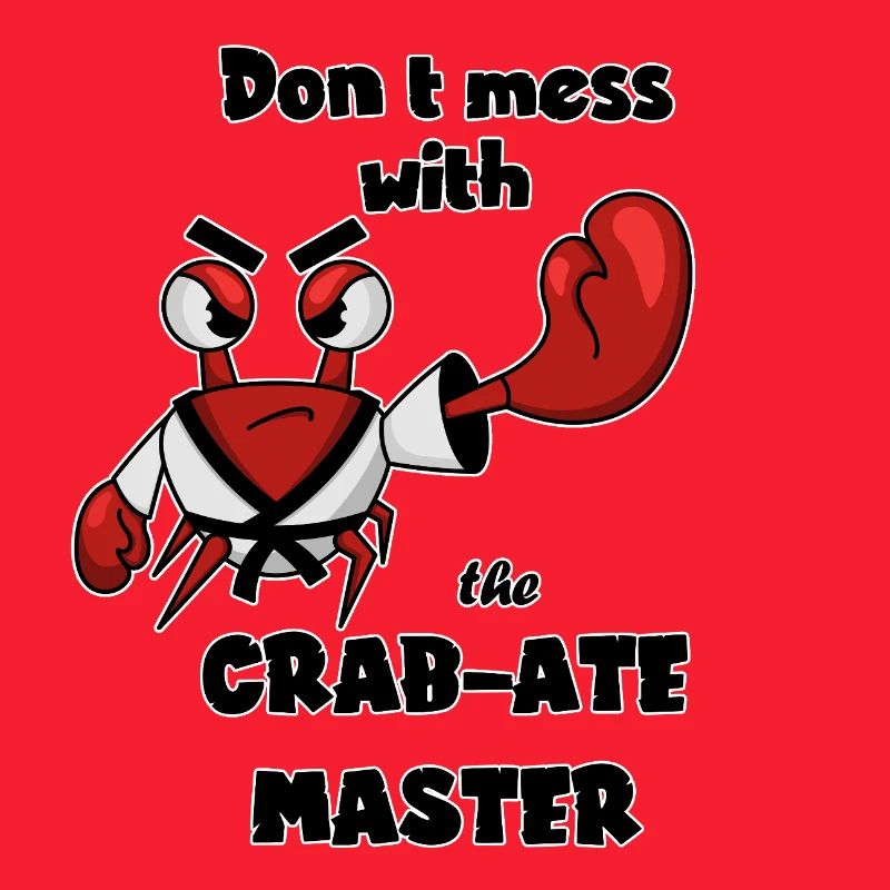Don't mess with the crab-ate master - krab karate