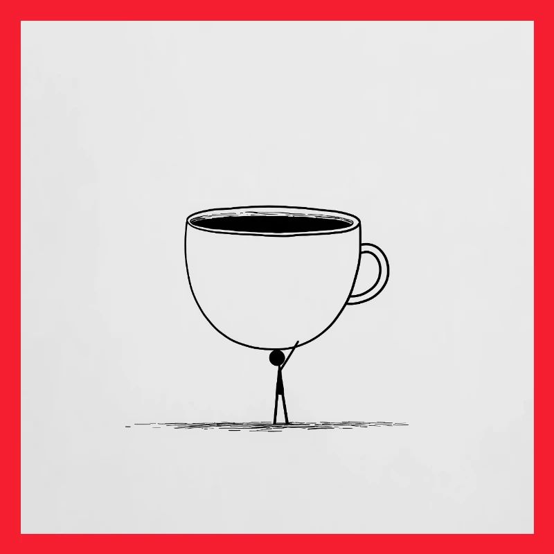 Kaffee? Nur in Eimern, bitte!