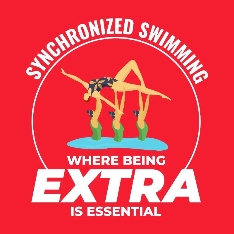 Synchronschwimmen, wo man extra ist