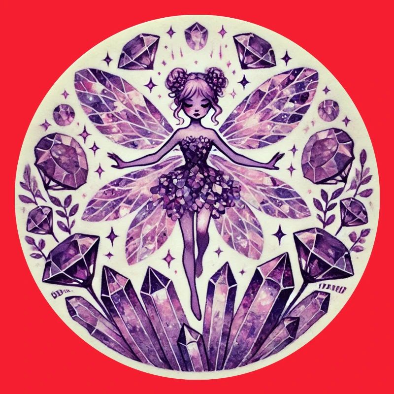 Conception de fée de cristal mystique