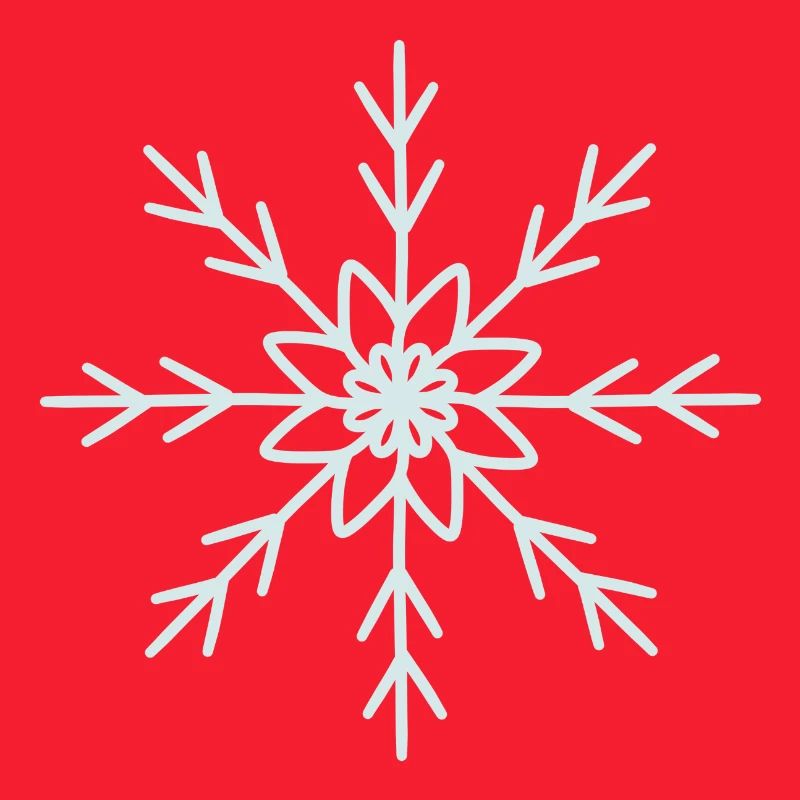 Conception élégante de motif de flocon de neige