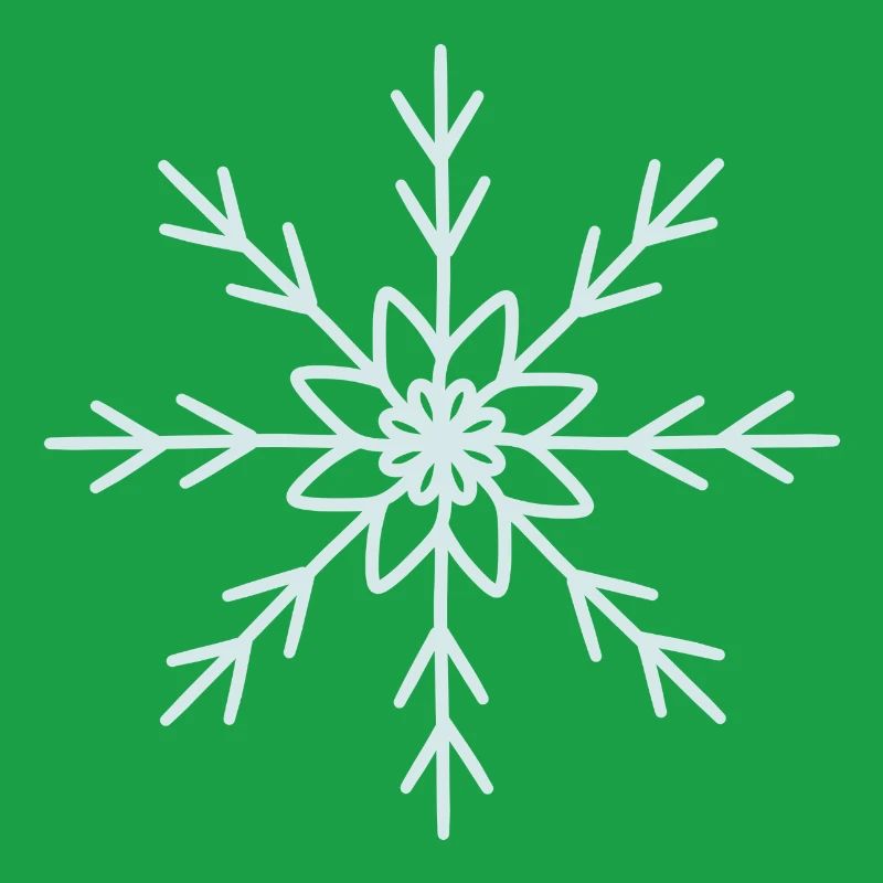 Elegant Snowflake Pattern Design
