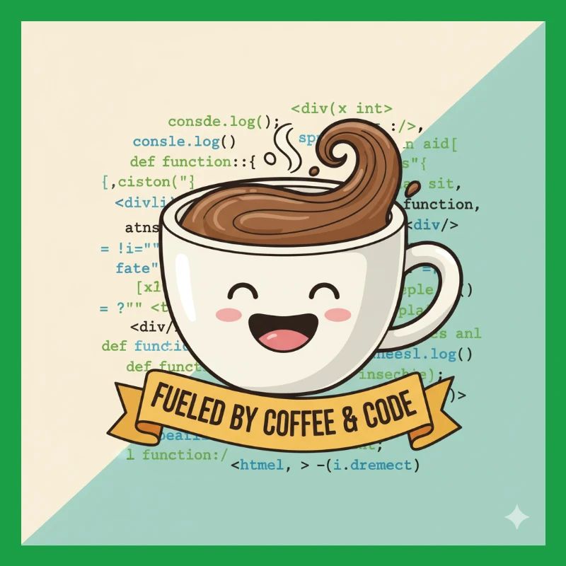 Happy Coffee Mug and Code