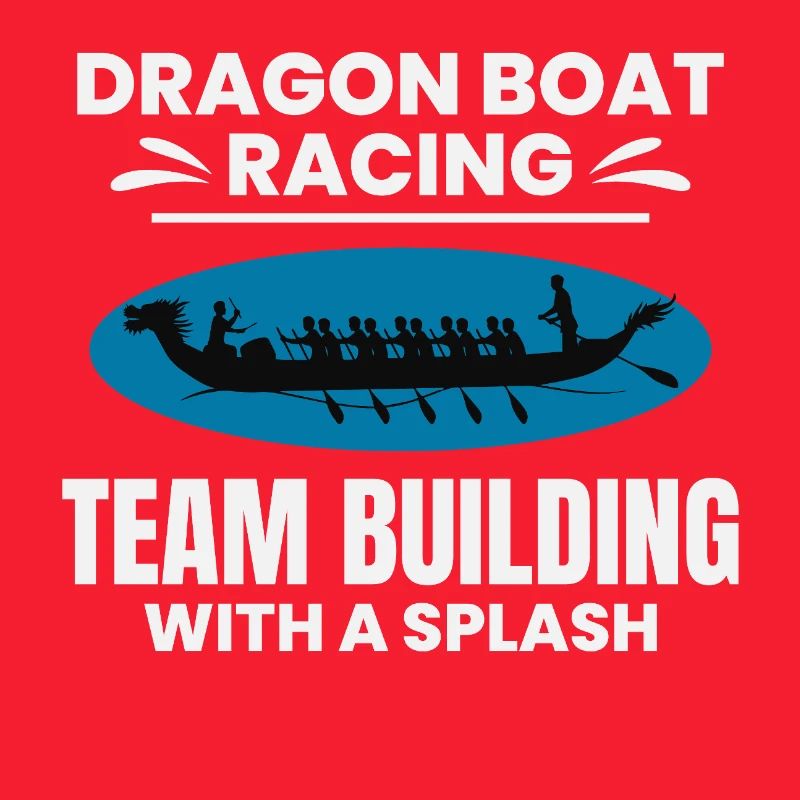Synchronisiertes Paddelteam Drachenboot
