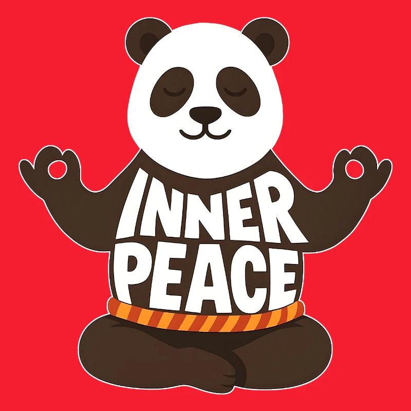 Meditating Panda - Inner Peace