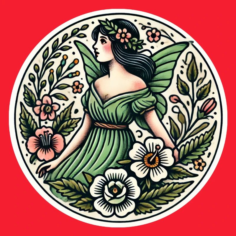 Illustration de fée de la forêt enchantée