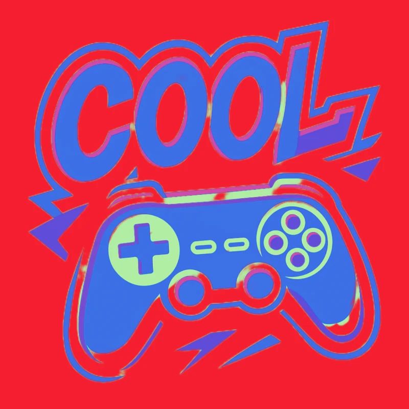 Neon Gaming Controller