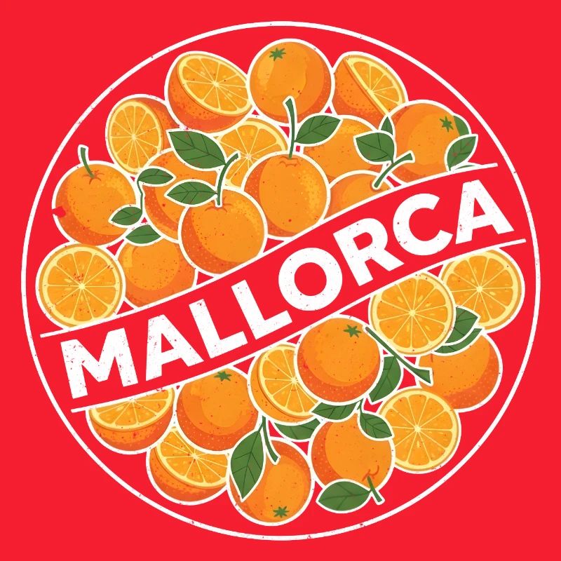 Mallorca Oranges Circle Logo