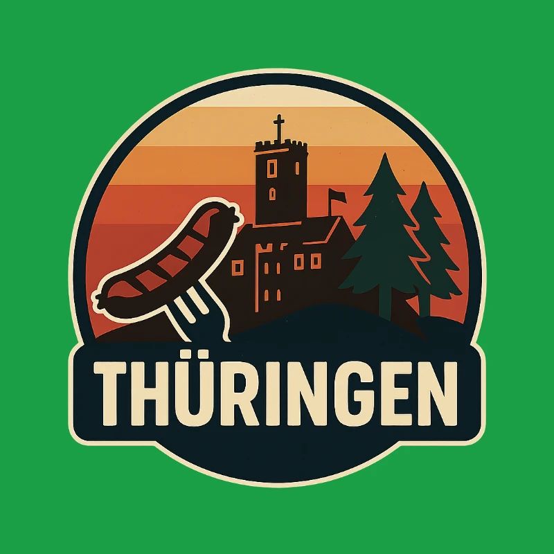 Thuringia Castle Panorama Badge