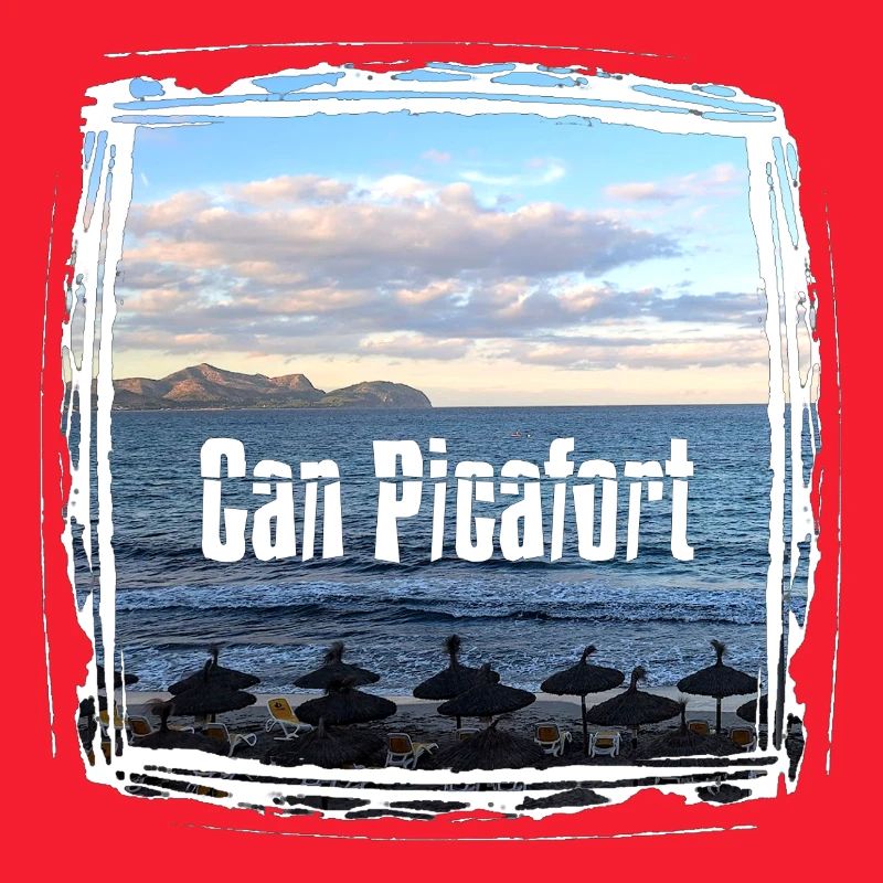 Can Picafort Beach Print