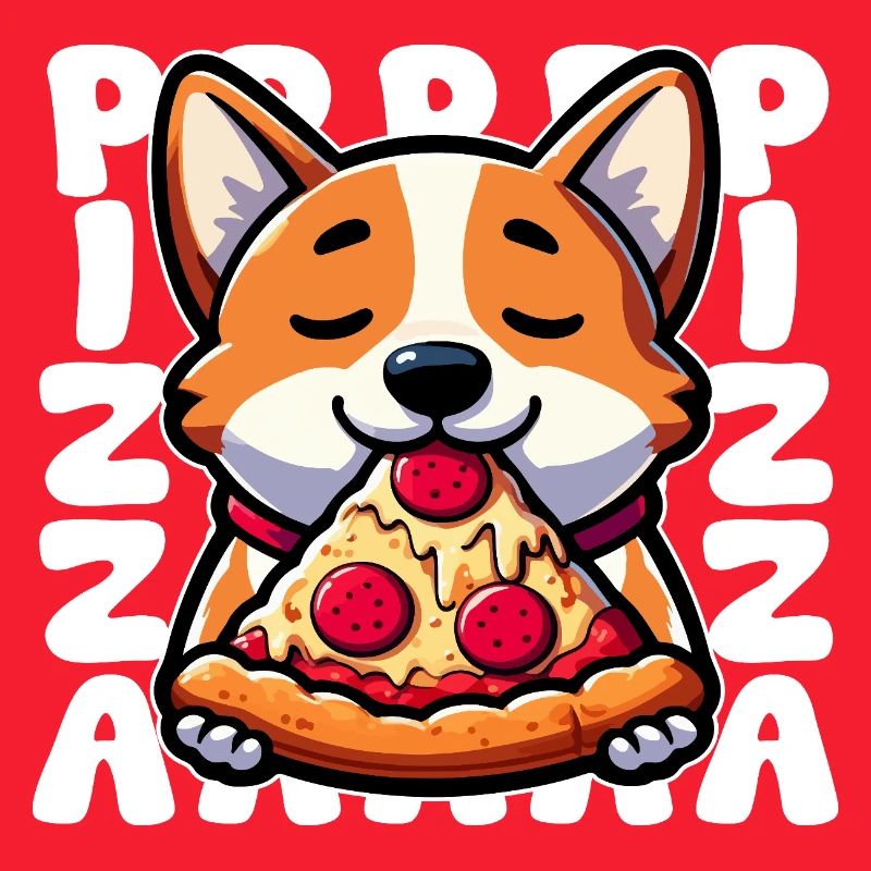 Corgi Pizza Delight