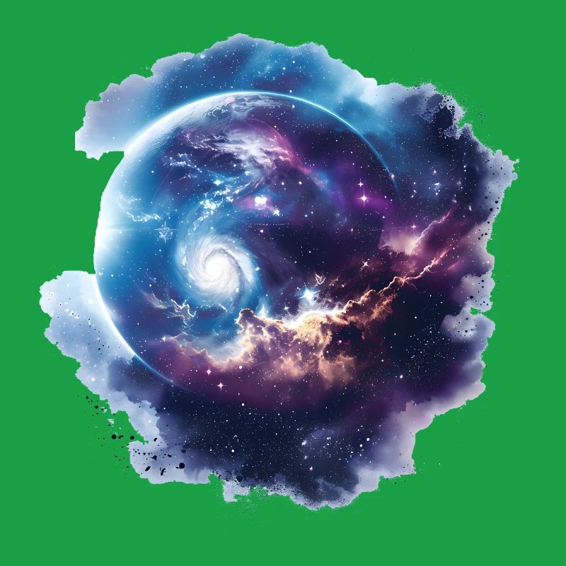 Cosmic Vortex Galaxy