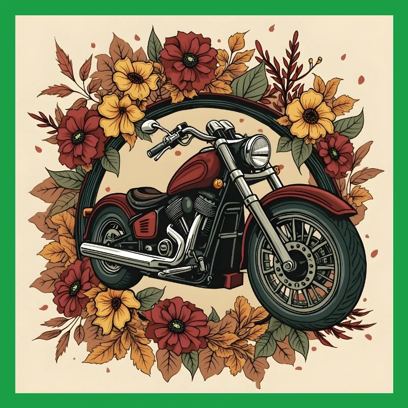 Roue de fleurs d’impression en bloc