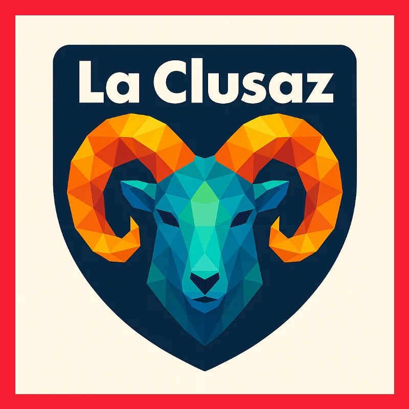 La Clusaz Geometric Ram Crest