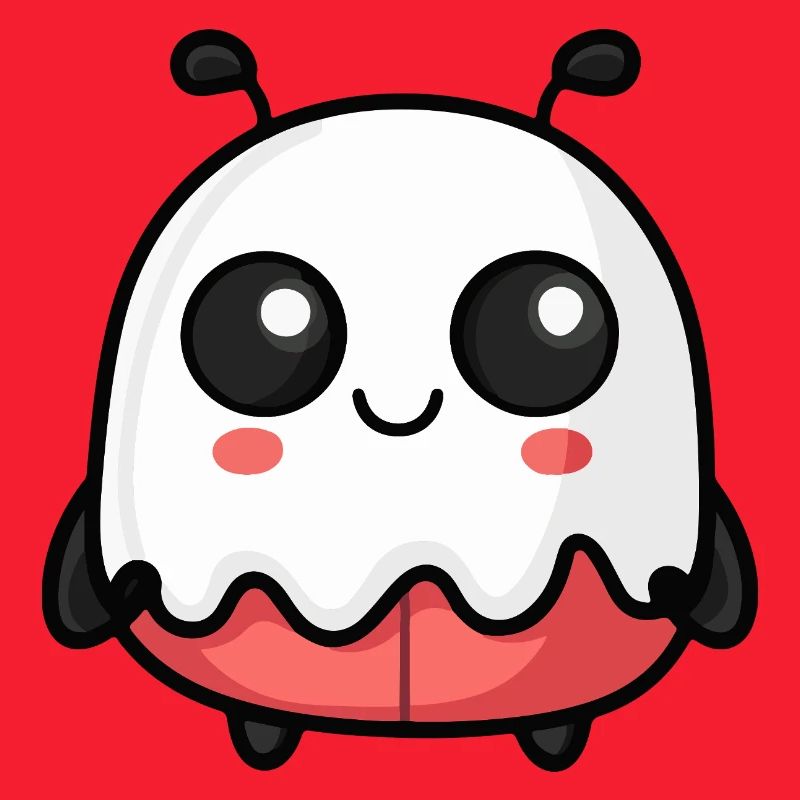 Ladybug Halloween Ghost
