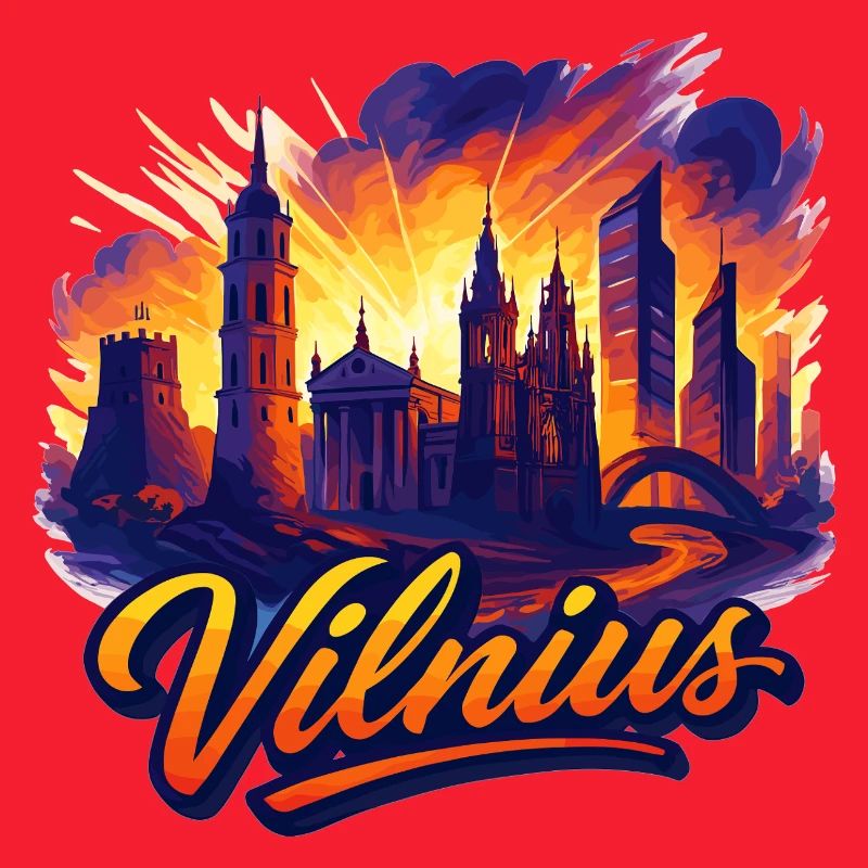 Vilnius Capital Lithuania Baltic Gift