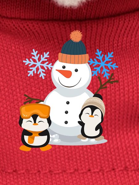 Winter Joy Snowman Penguins