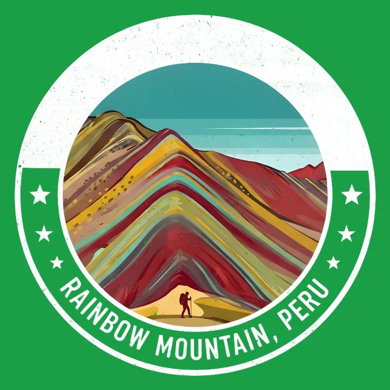 Regenbogenberg Peru Farbexplosion