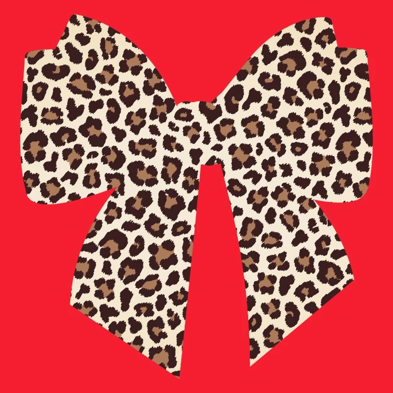 Geschenkidee für eine Leopardenschleife
