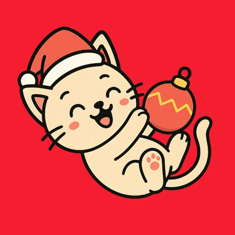 Kätzchen Weihnachtsspaß Weihnachtskugel