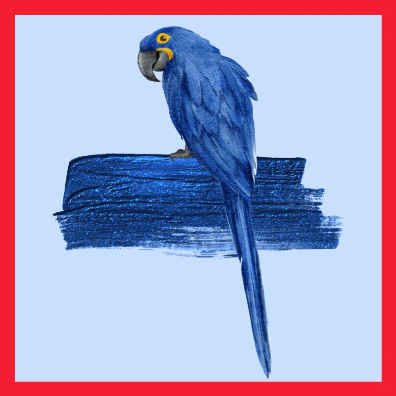 Blauer Papagei