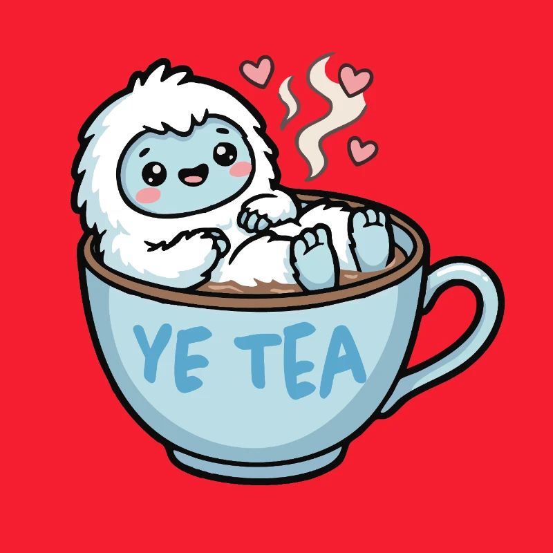 Yeti im Teebecher