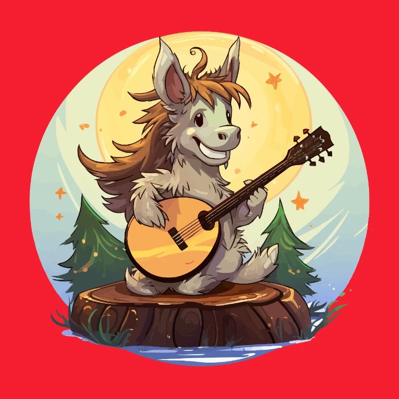 Moonlight Donkey Guitarist
