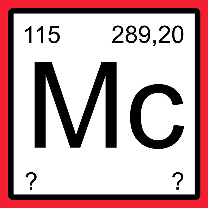 Bloc à éléments minimaux Moscovium