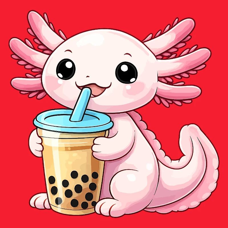 Bubble Tea Dragon Charm