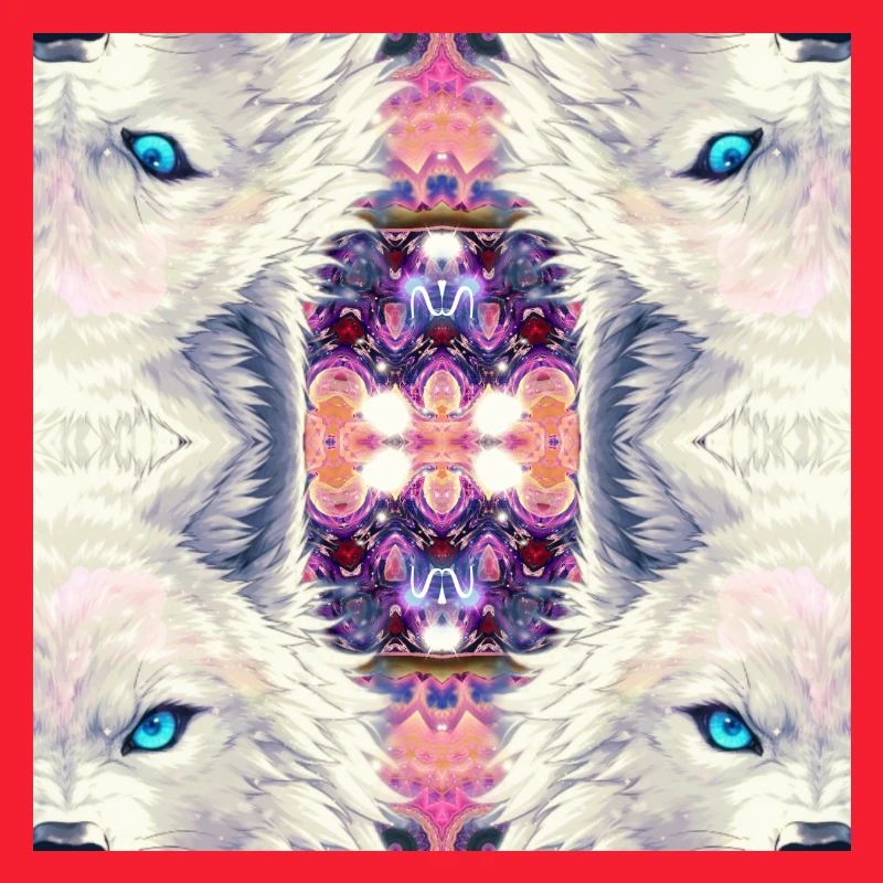 Arctic Wolves Kaleidoscope