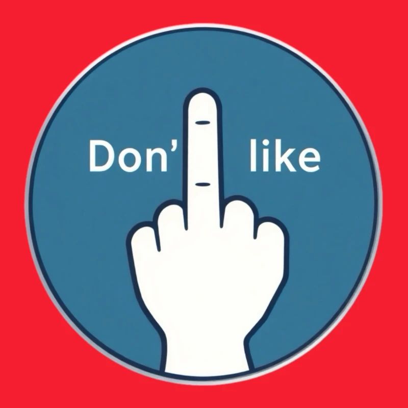 Nein Danke Mittelfinger Design