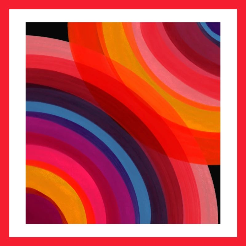 Arc-en-ciel abstrait