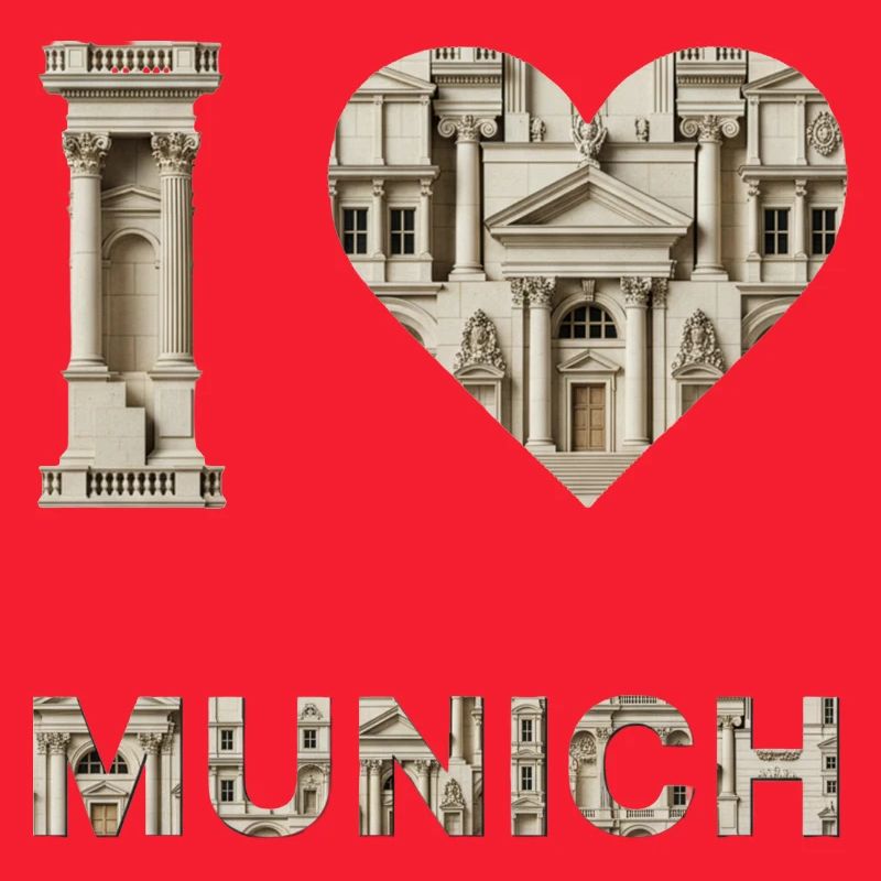 I love Munich – Classical Architecture Love