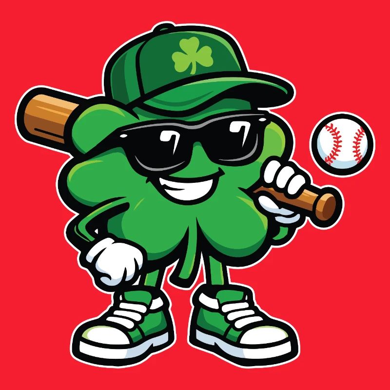 Baseball Shamrock St Patrick’s Irish