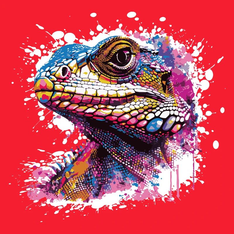 Lizard Graffiti
