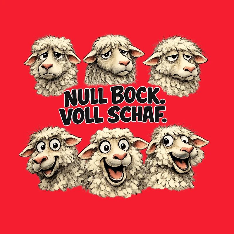 Schaf-Quintett: Null Bock Voll Schaf