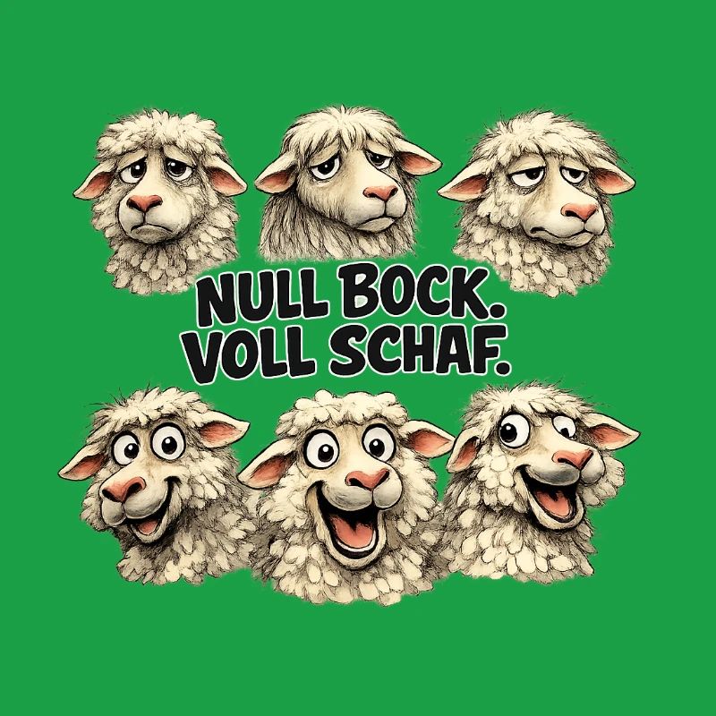 Schaf-Quintett: Null Bock Voll Schaf