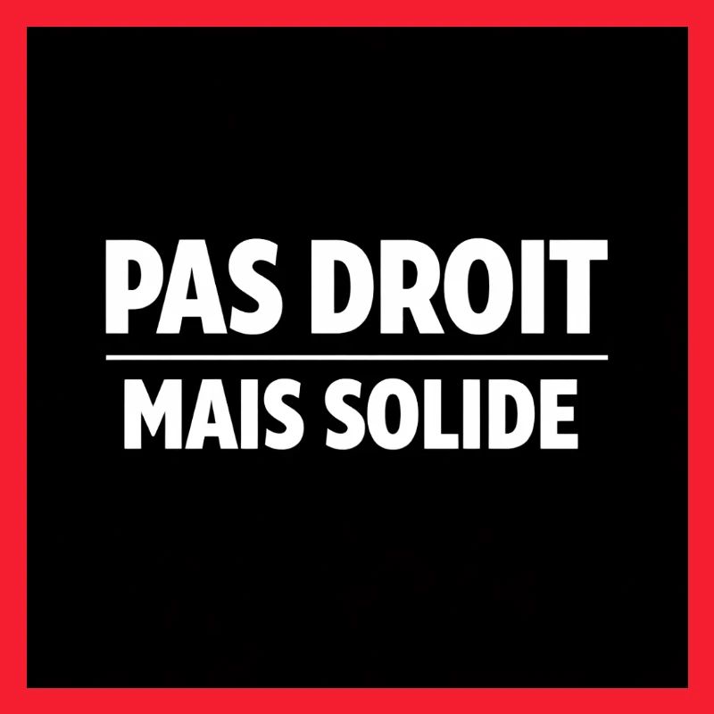 Not straight but solid