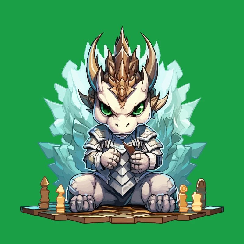 Eisdrache Ritter Kristallkranz