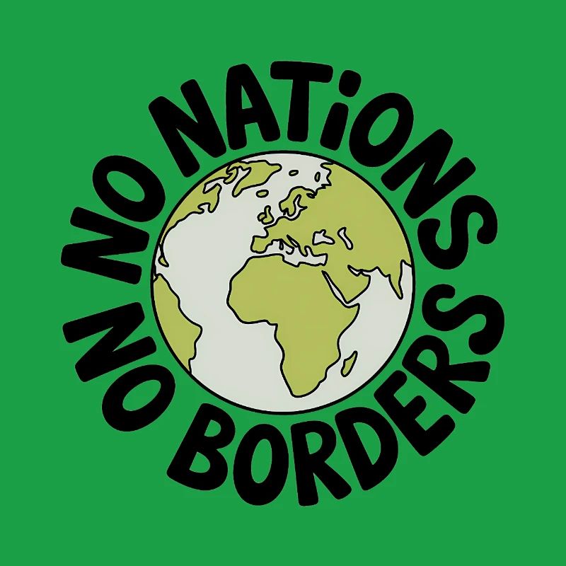 No Nations No Borders - Antifa Tee