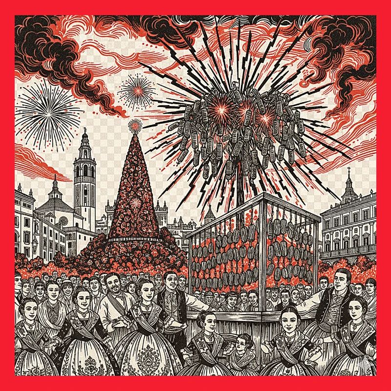 Tradition des Fallas de Valence