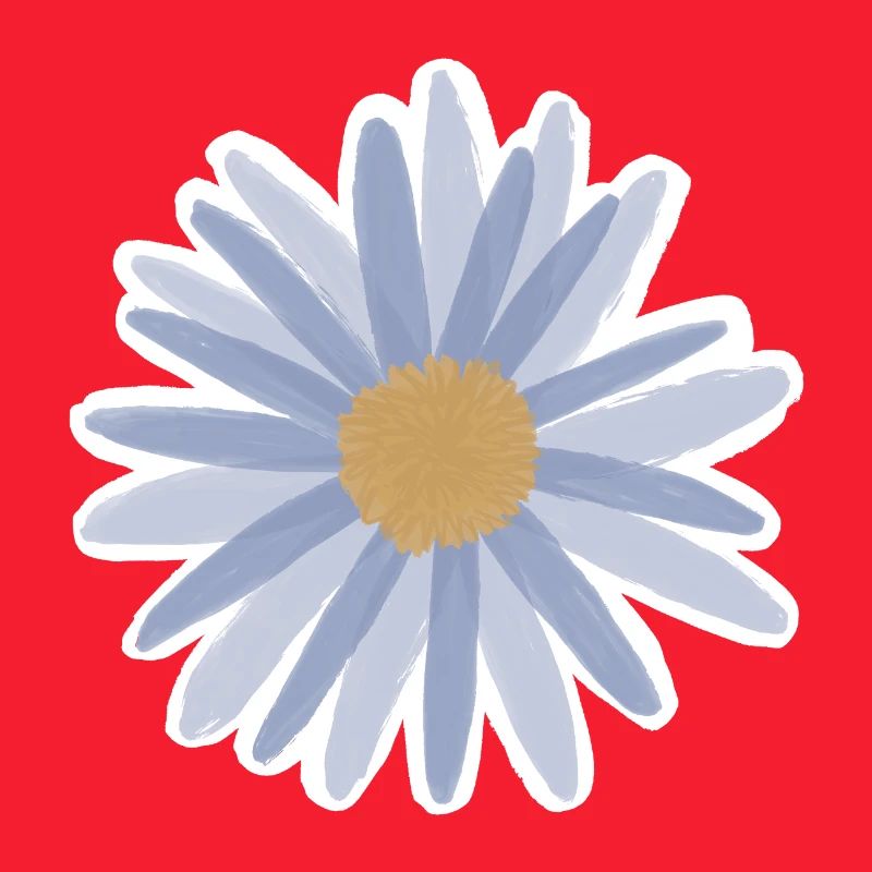 Blue Daisy Bloom Tee