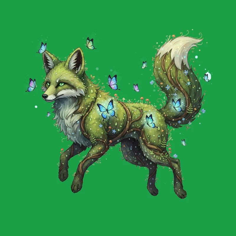 Green Fox Magic Butterfly