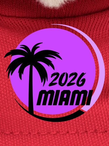 Miami Palm Trees Neon Logo