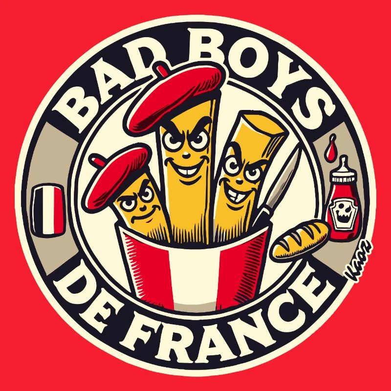 Conception du trio de bérets frites