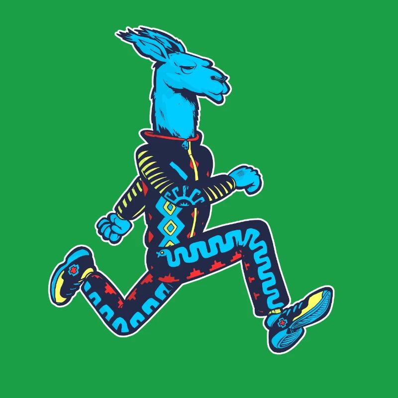 Blue Llama runner