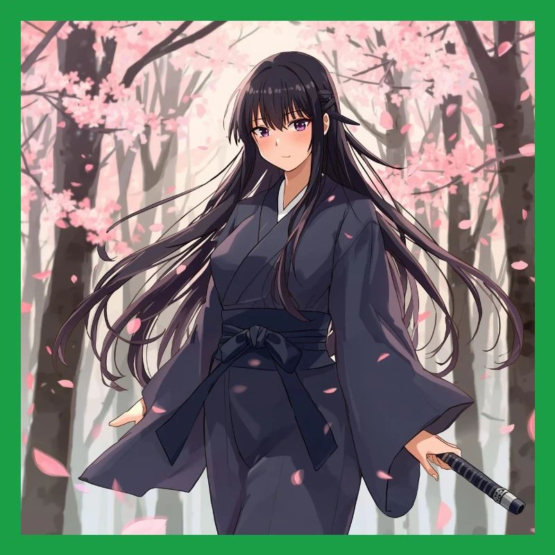 Sakura Samurai im Wald