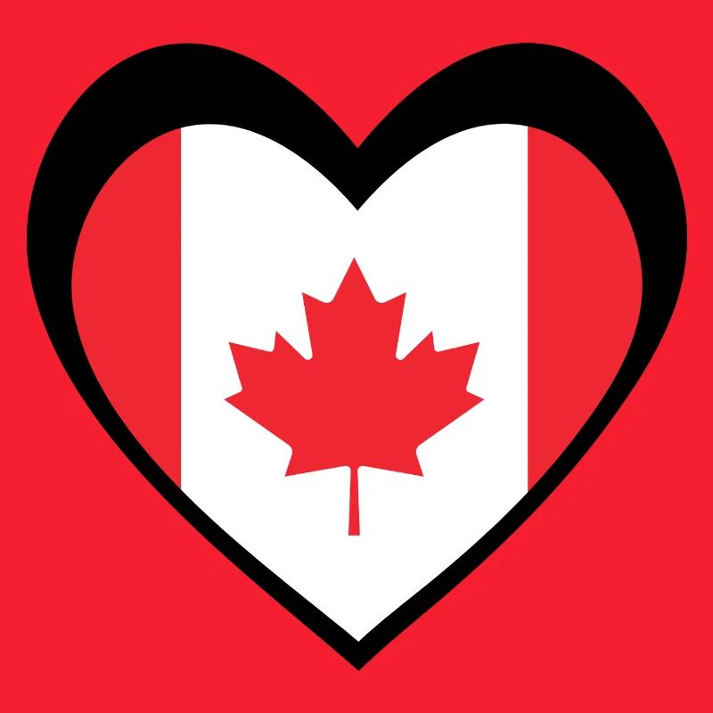 Black Maple Heart – Bold Modern Canada
